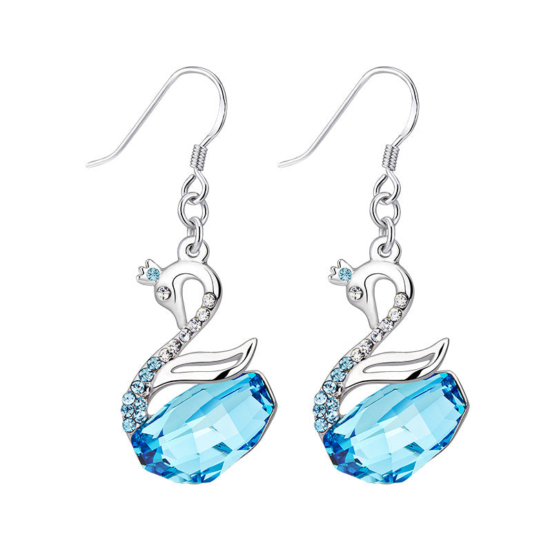 Swan Kids Diamond Earrings Online Jewellery Shopping India | Rose Gold 14K  | Candere by Kalyan Jewellers
